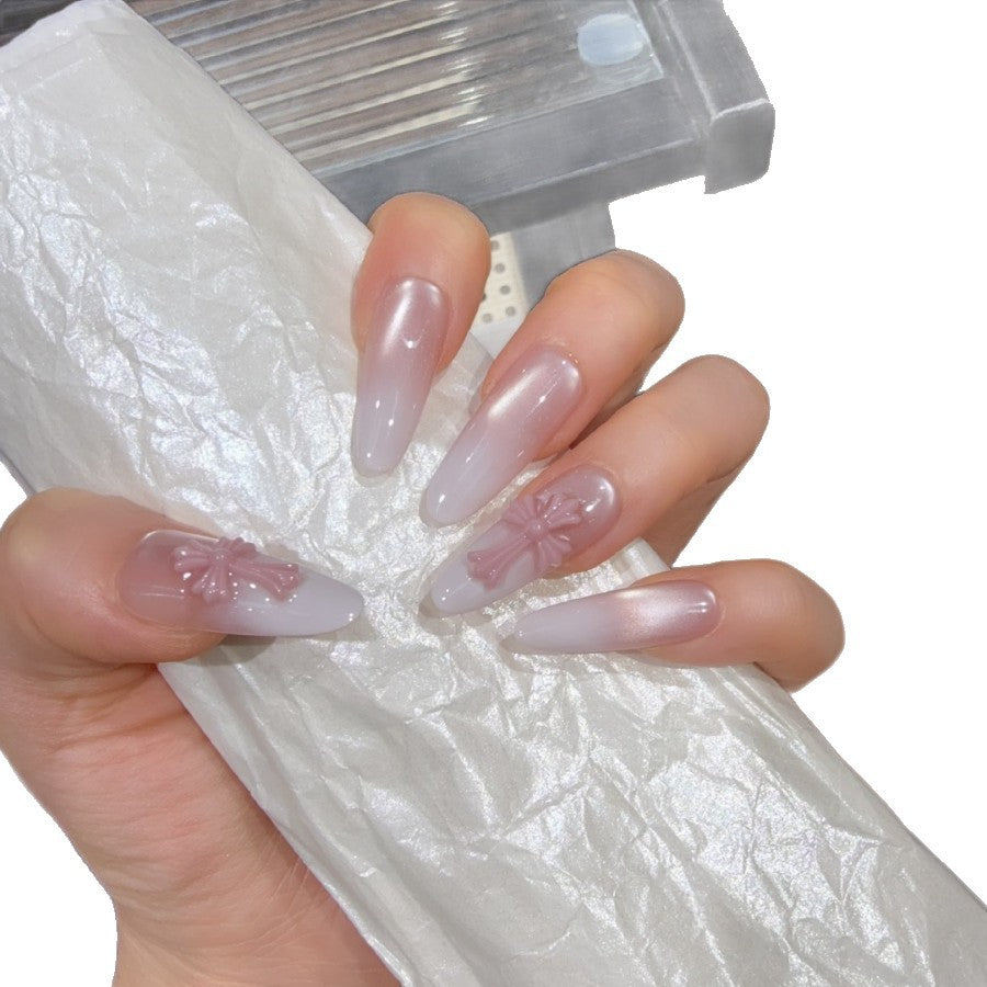 Elegante Acryl Press-On Nägel Karnz