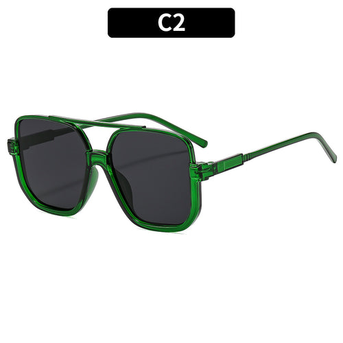 Zeitgenössische Übergroße Quadratische Sonnenbrille