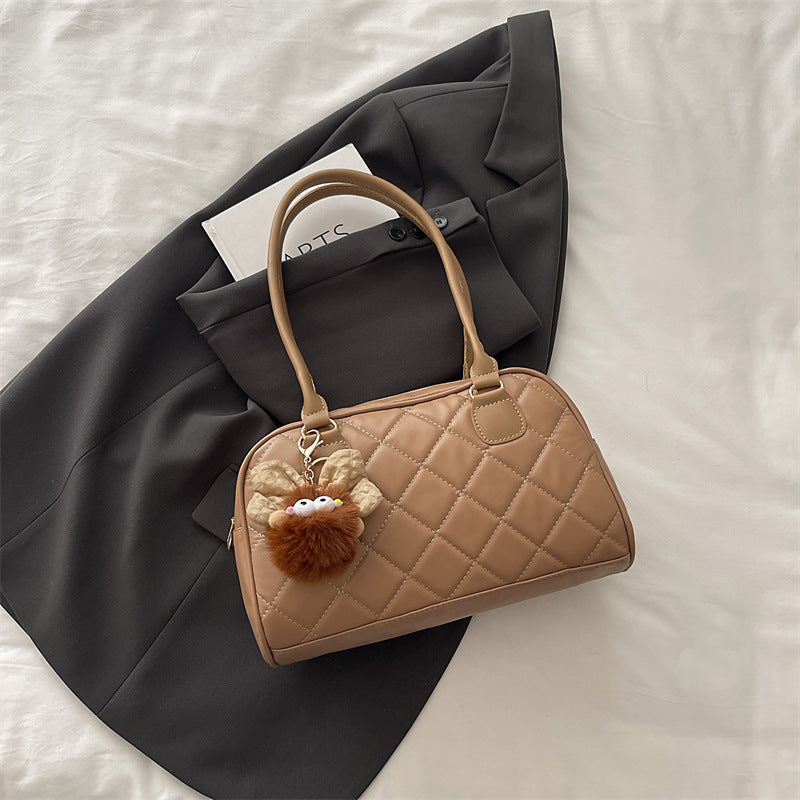 Gepolsterte Kunstleder-Handtasche Karnz