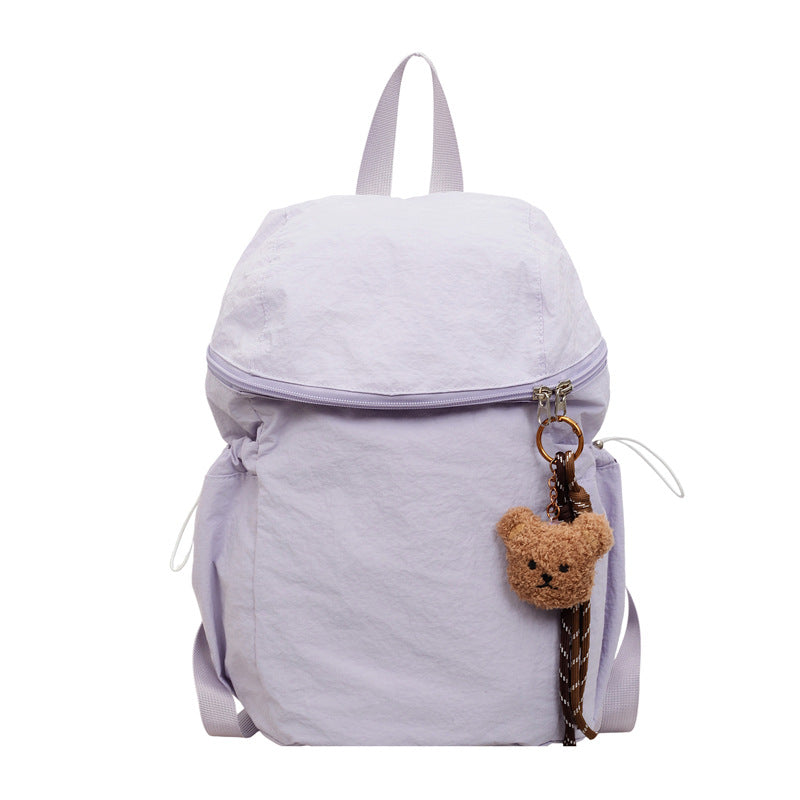 Lässiger Weicher Stoff Rucksack Karnz
