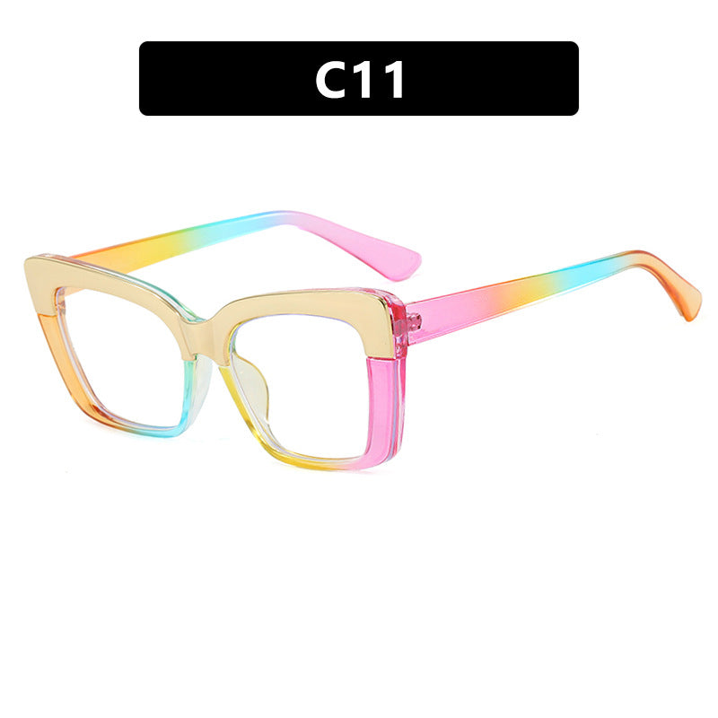 Damen modische Brille im trendigen Geometrie-Design Karnz
