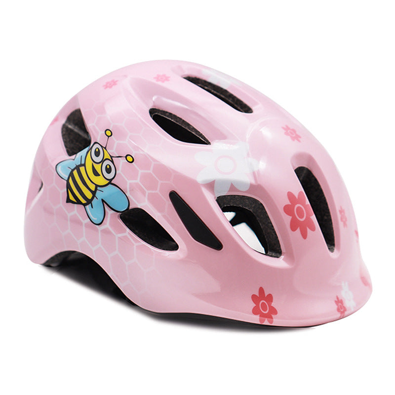 Kinder Fahrradhelm mit Buntem Bienenmotiv Karnz
