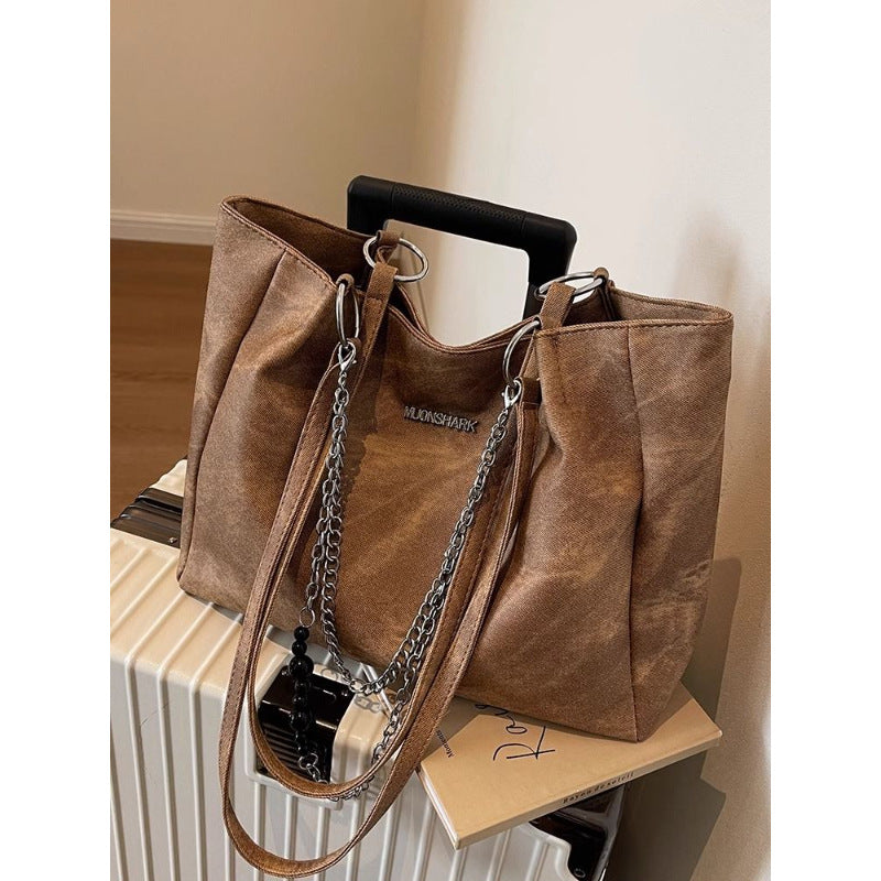 Geräumige weiche Kunstleder-Tote-Bag Karnz