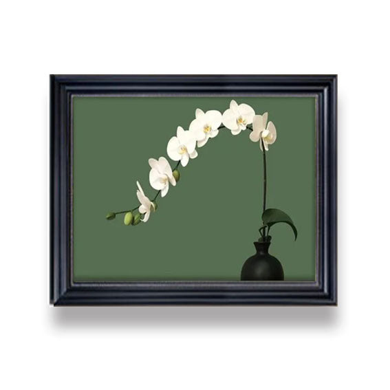 Gerahmtes Blumen Kunstwerk