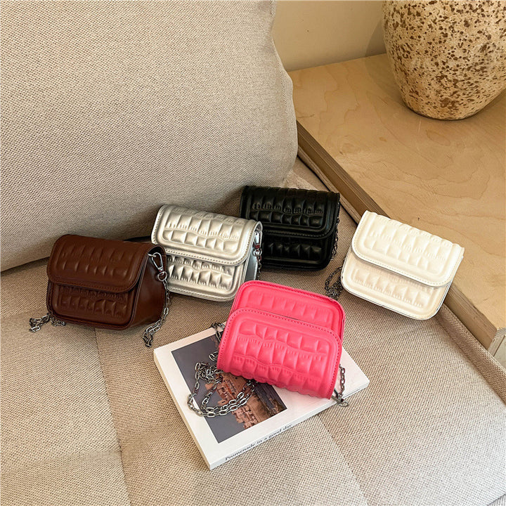 Texturiert gesteppte Mini-Crossbody-Tasche Karnz