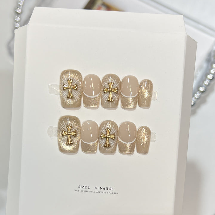 Elegantes selbstklebendes Nagelkunstset Karnz