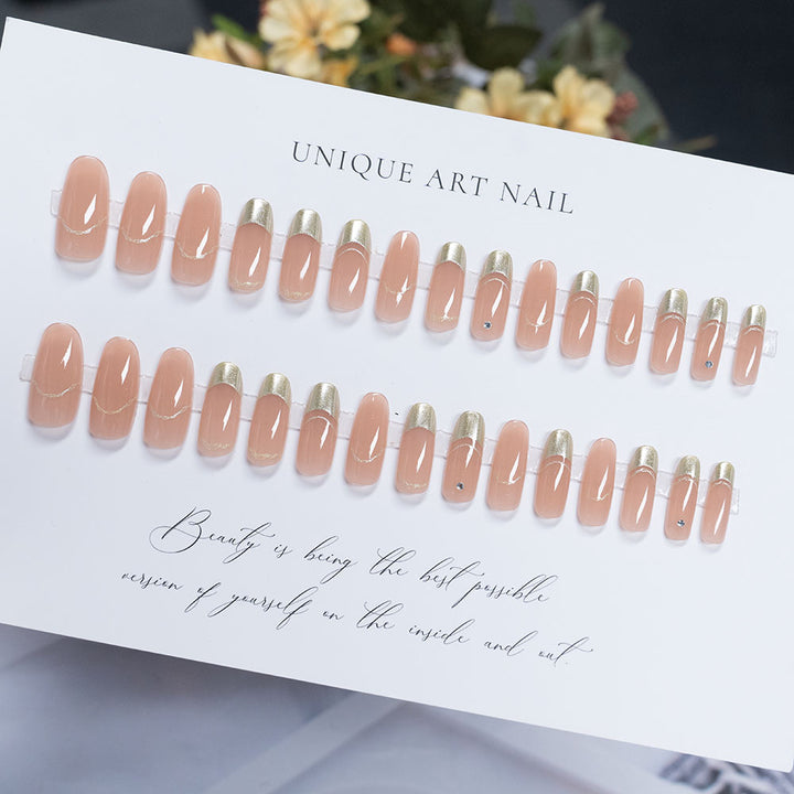 Premium transparente Stiletto Press-On Nägel