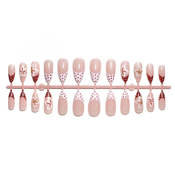 Elegantes Künstlerisches Press-On Nagel Set