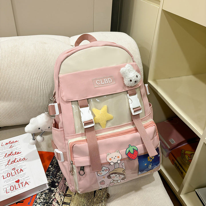 Verspielt Cartoon-Charakter Rucksack