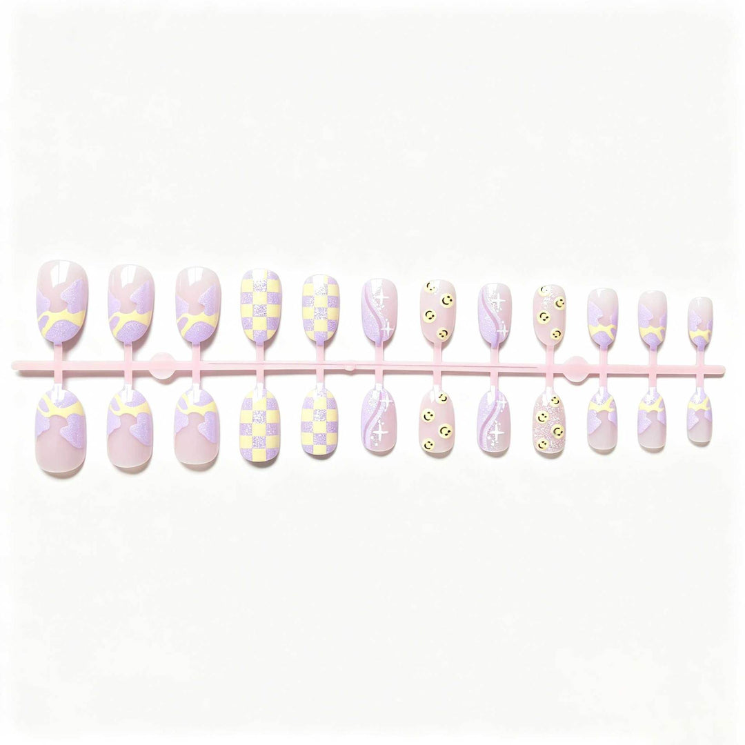 Künstlerisches gemustertes Gel Nagelkunst