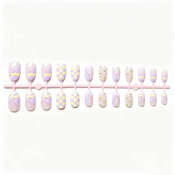 Künstlerisches gemustertes Gel Nagelkunst