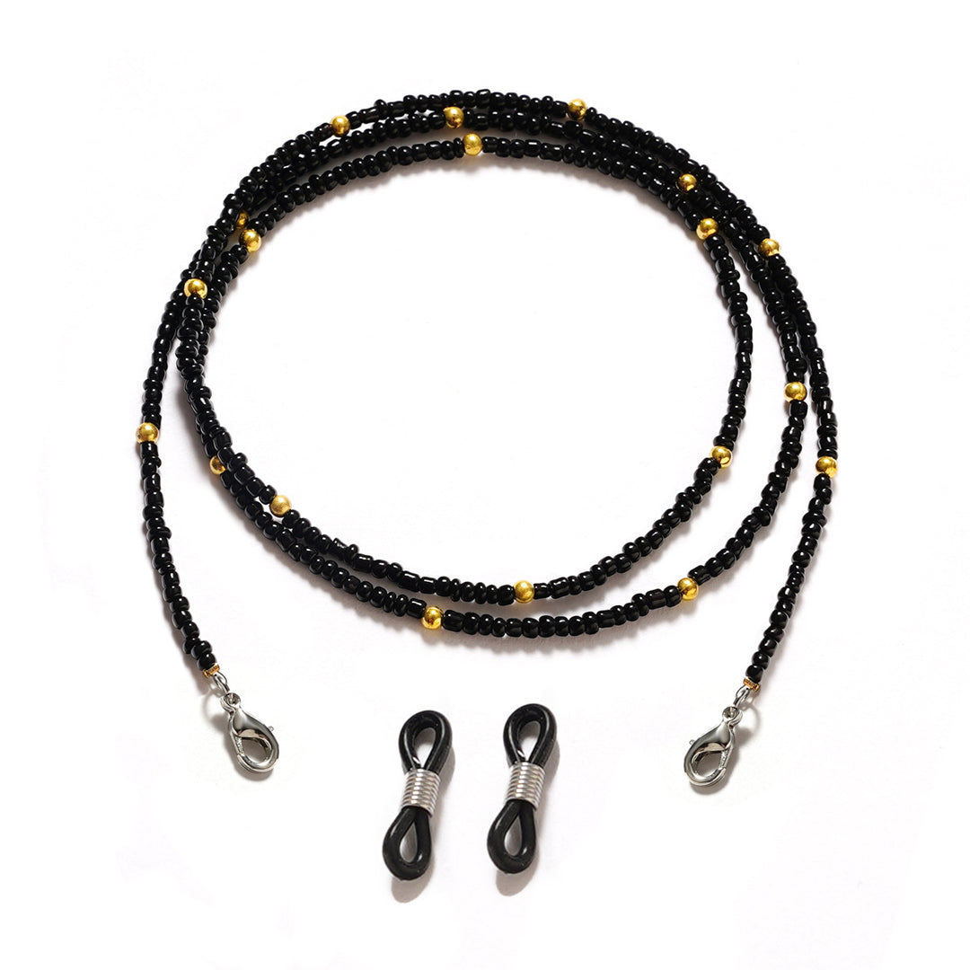 Multi-Strangige Perlen Brillen Kette Karnz