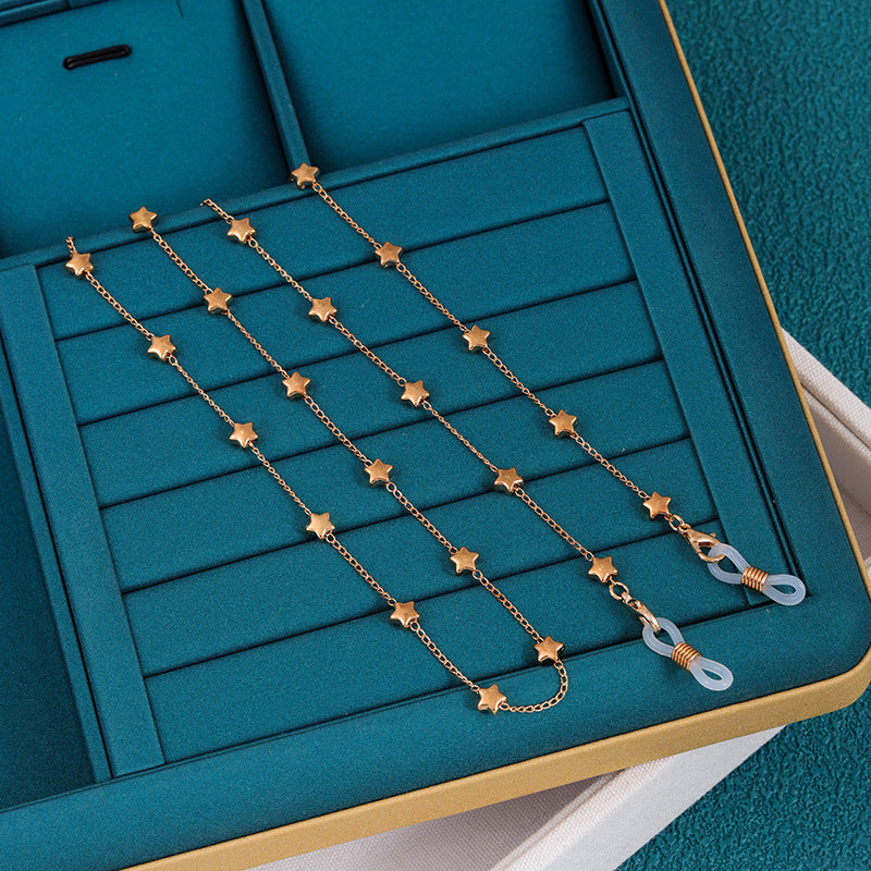 Star Charm Brillen Kette Karnz