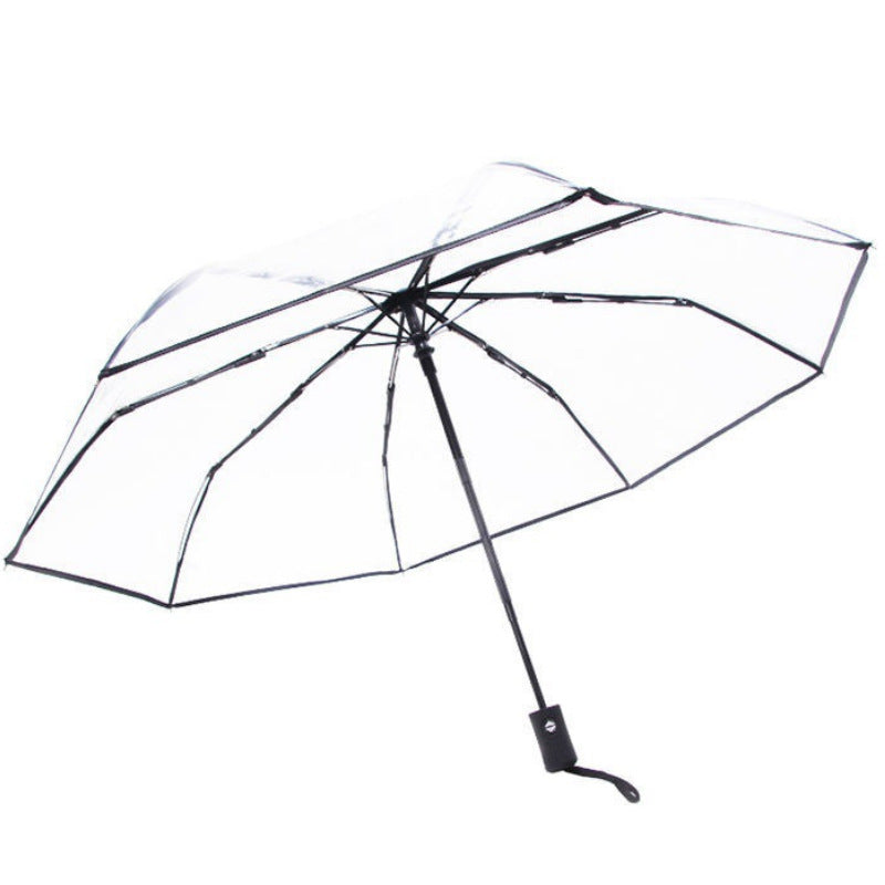 Damen durchsichtiger Regenschirm Karnz