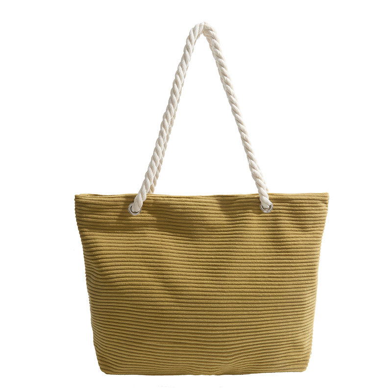 Stylische strukturierte Strandtasche Karnz