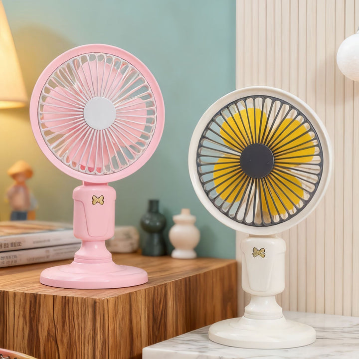 Damen Tragbarer Tischventilator mit flexibler Neigetechnologie und stilvollem Design Karnz