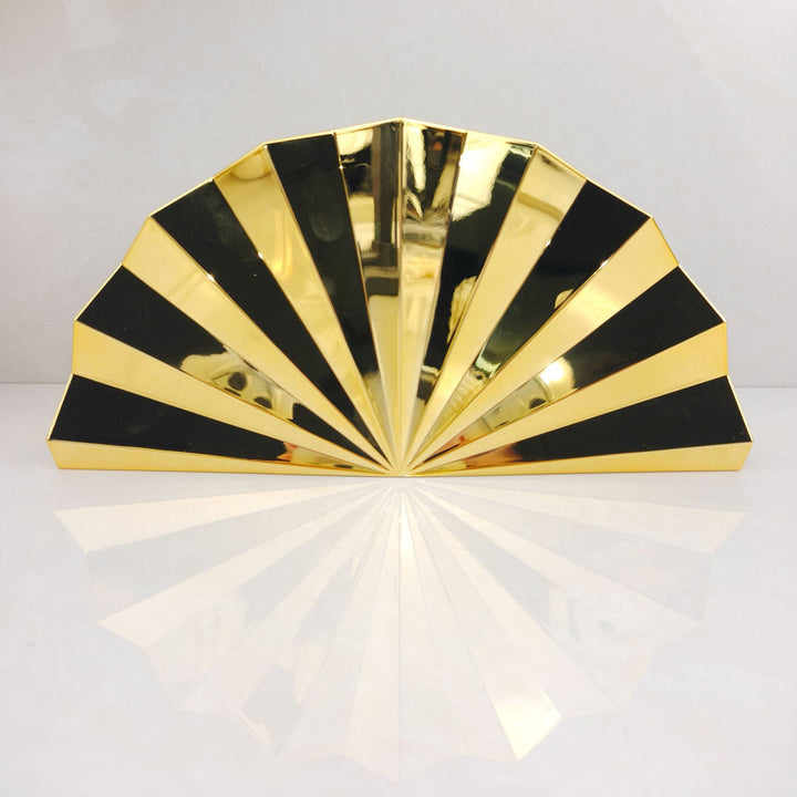 Art Deco inspirierte geometrische Clutch