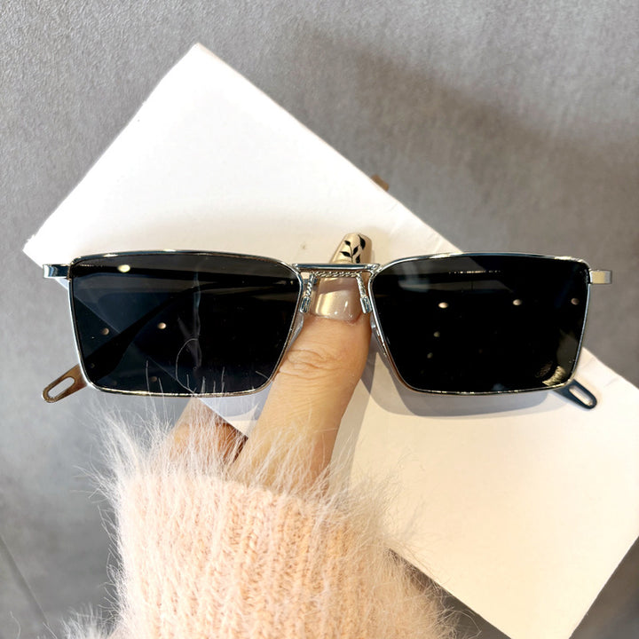 Chic Minimalistische Quadratische Sonnenbrille Karnz