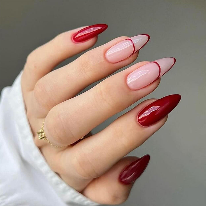 Elegante und auffällige Stiletto-Nägel Karnz