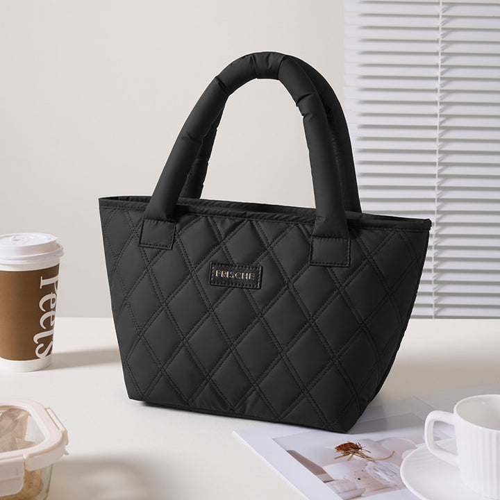 Isolierte gesteppte Lunch-Tasche