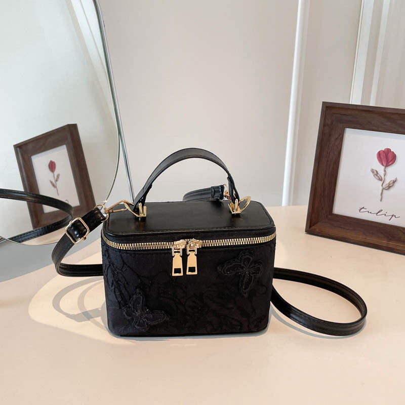 Elegante floral bestickte Handtasche