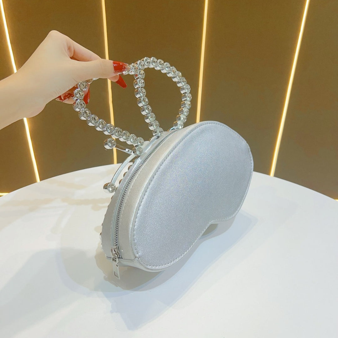 Schmetterlingsförmige Strass Abend-Clutch