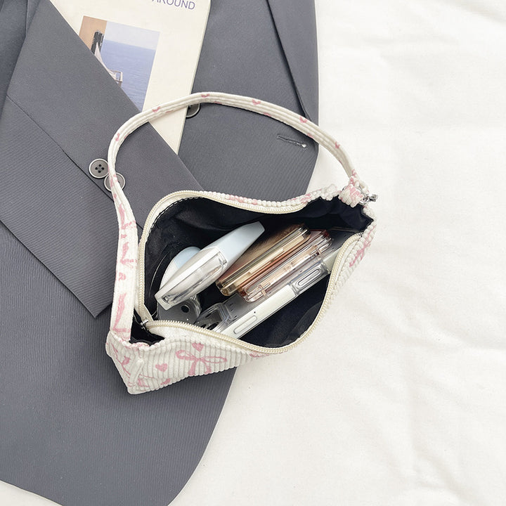 Süße bogenmusterte Mikro-Crossbody-Tasche