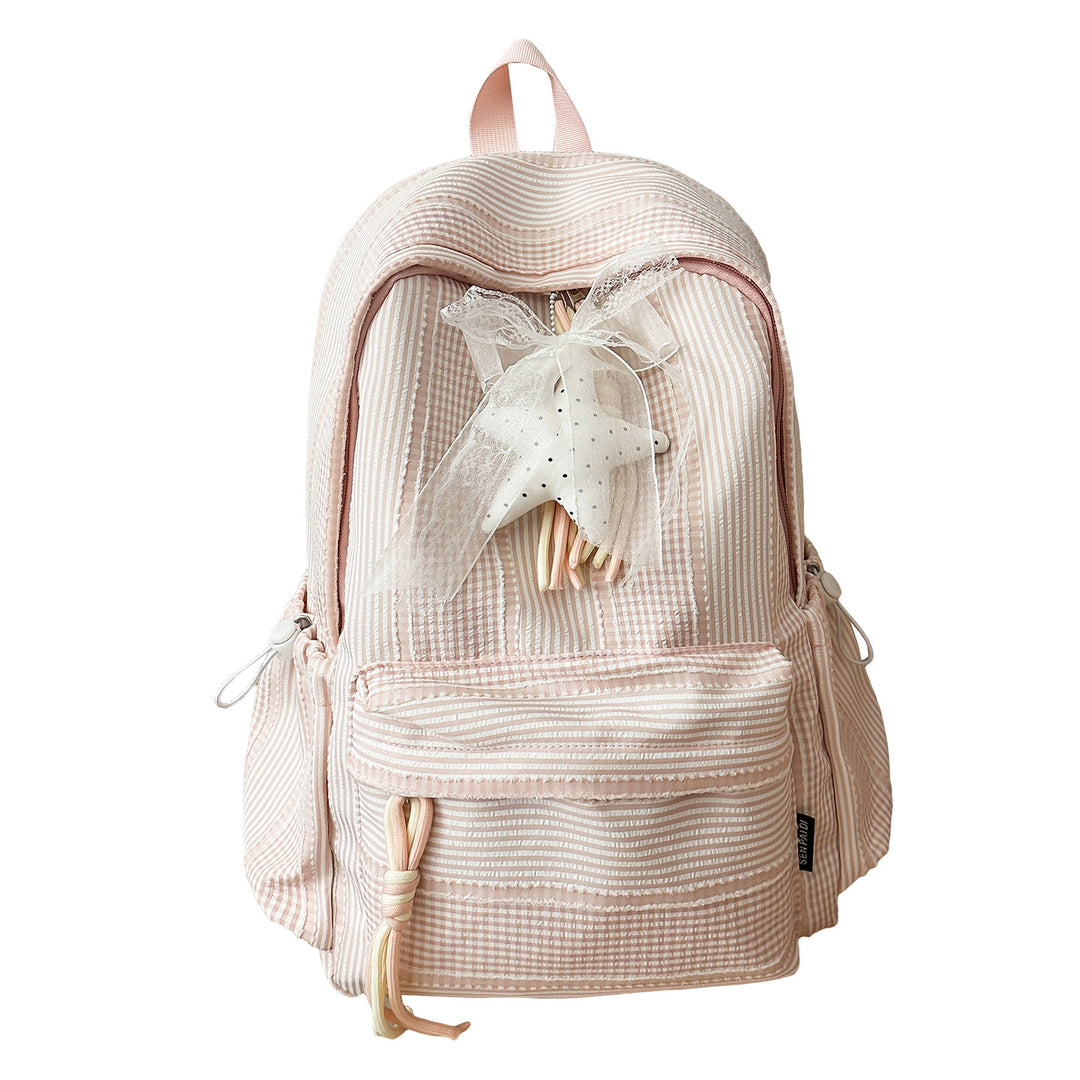 Stylische Gestreifte Rucksack