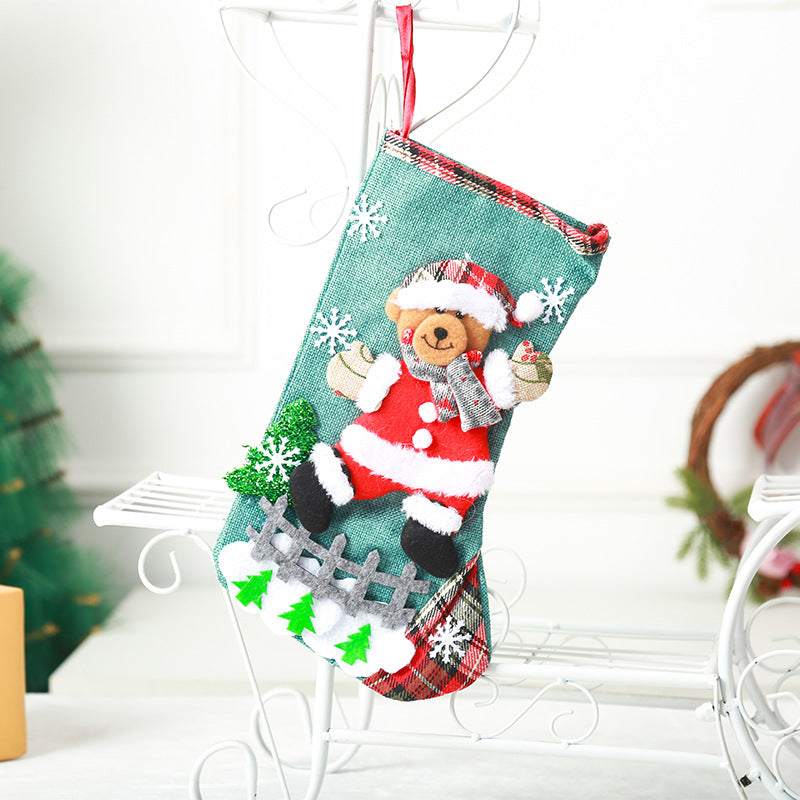 Festlicher Weihnachtsstrumpf Karnz