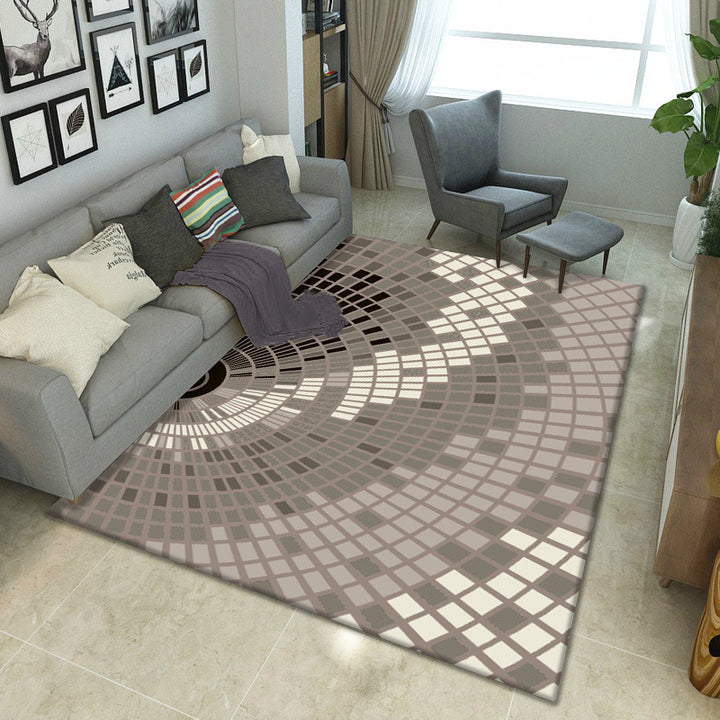 Geometrisch gemusterter Teppich