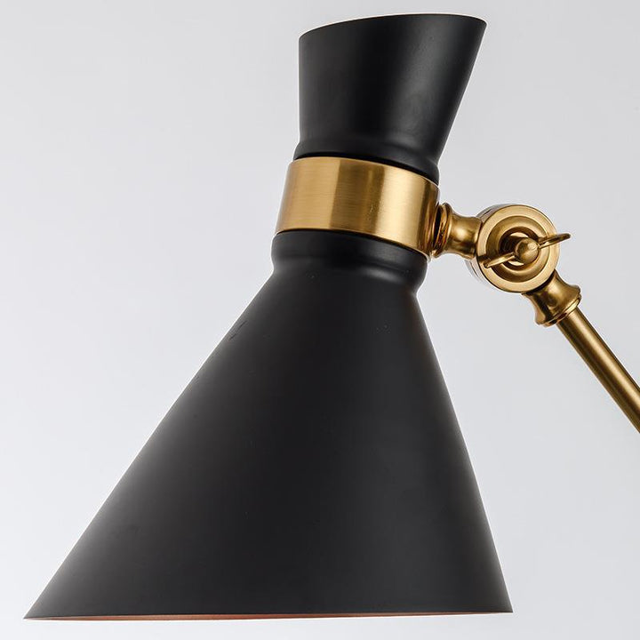 Mid-Century Modern Tischlampe mit verstellbarem Schirm