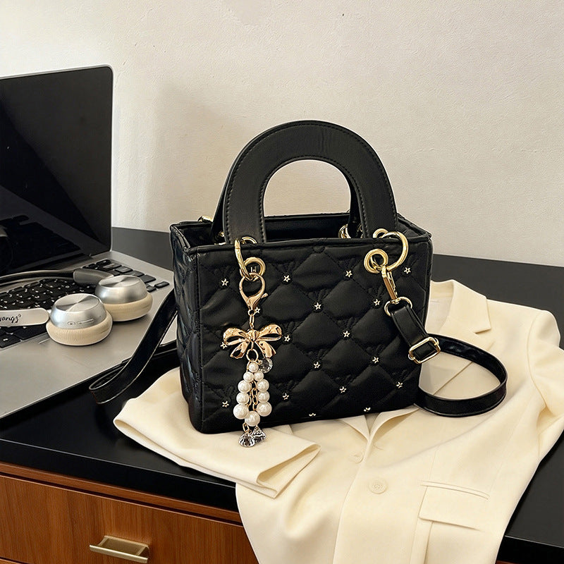 Elegante gesteppt Mini-Handtasche