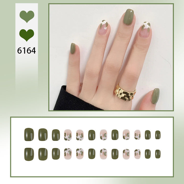 Elegantes Kunst Druck-On Nail Set