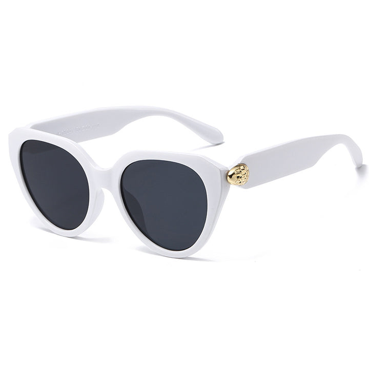 Damen Cat-Eye Sonnenbrille mit goldenen Akzenten und schützendem UV-Filter Karnz