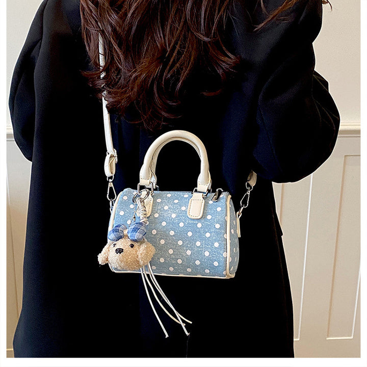 Verspielte Polka-Dot Mini-Handtasche Karnz