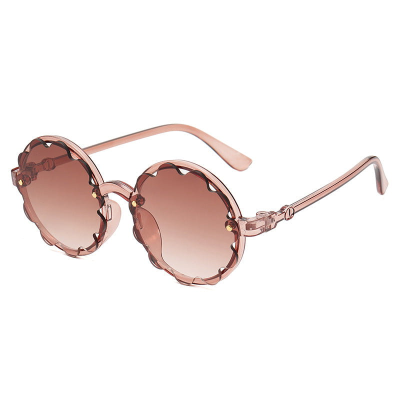 Damen verspielte Sonnenbrille mit floralem Design Karnz
