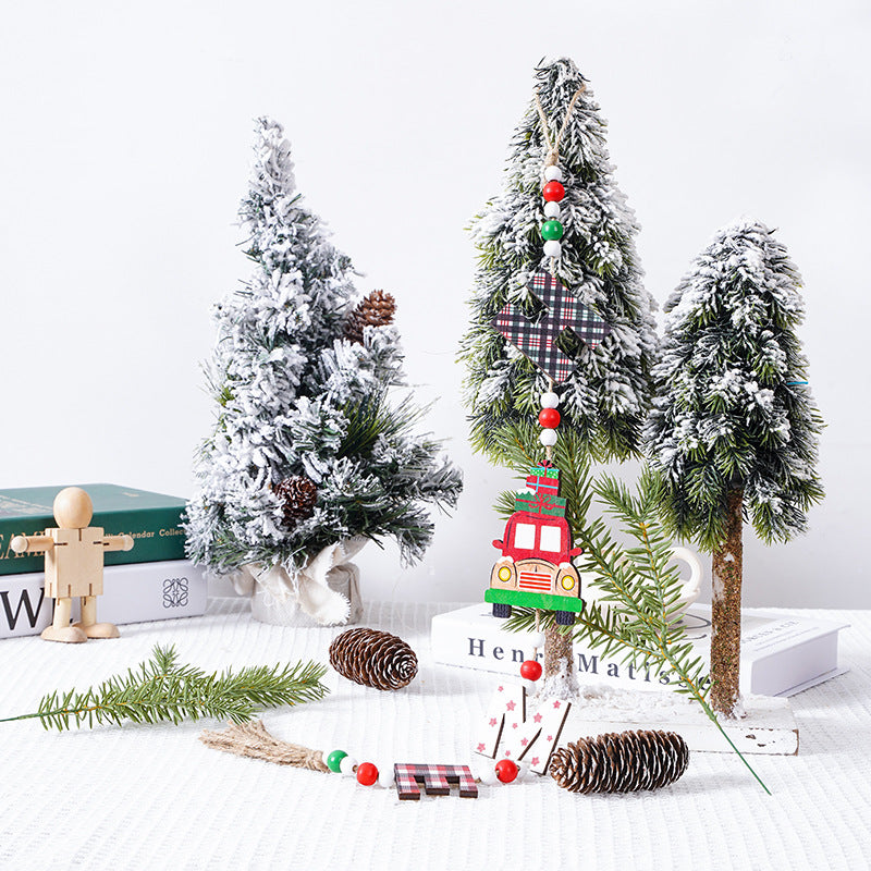 Dekorative Weihnachtsanhänger mit Weihnachtsmann-Motiv Karnz
