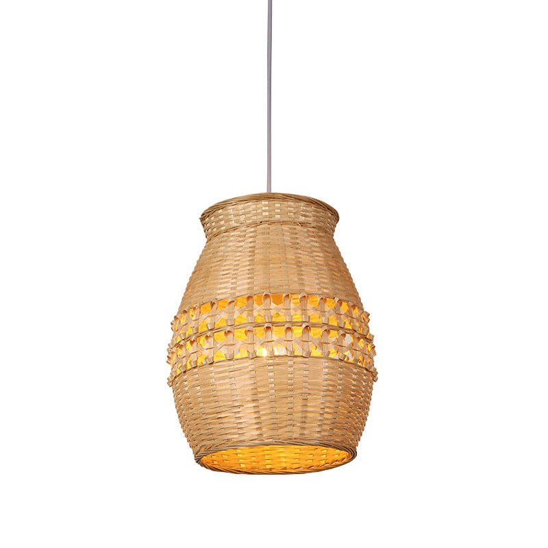 Woven Bamboo Deckenlampe