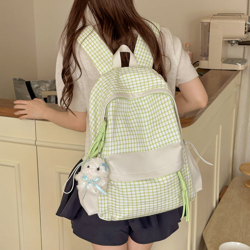 Texturierten Freizeit-Rucksack mit Charm Karnz