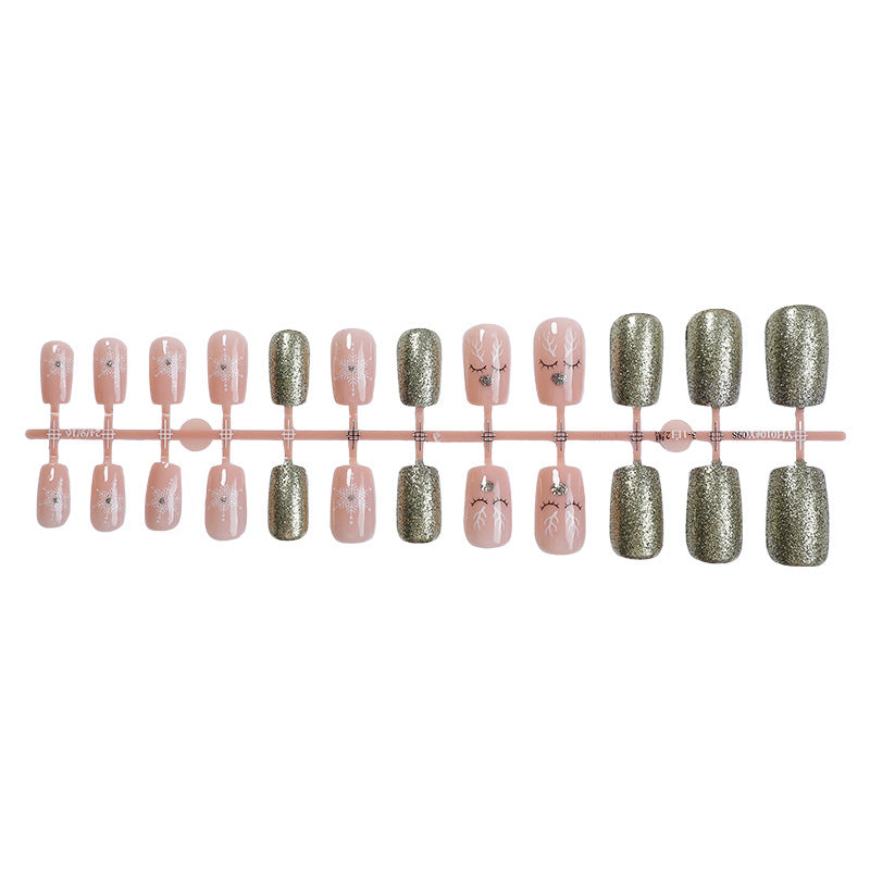Glitzernde Press-On Nagelkollektion Karnz