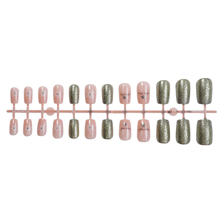 Glitzernde Press-On Nagelkollektion Karnz