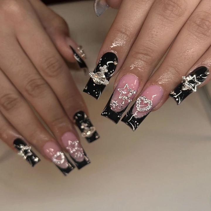 Elegante 3D Nagelkunst Verlängerungen Karnz