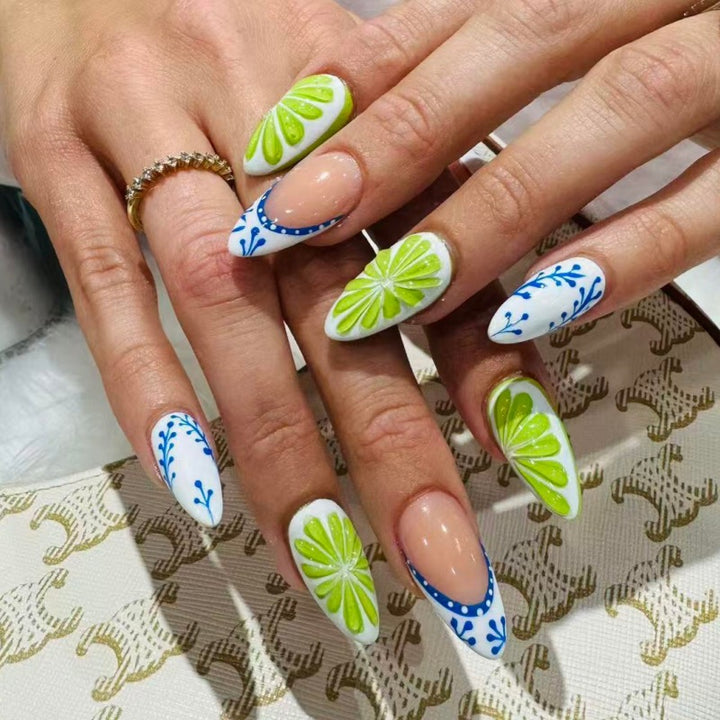 Tierisch inspiriertes Press-On-Nagelkunst-Set Karnz