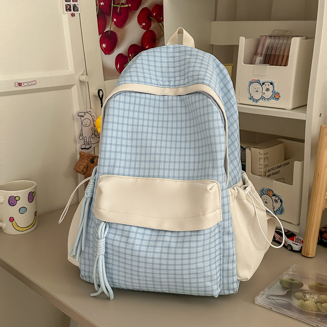 Texturierten Freizeit-Rucksack mit Charm Karnz