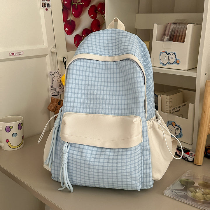 Texturierten Freizeit-Rucksack mit Charm Karnz