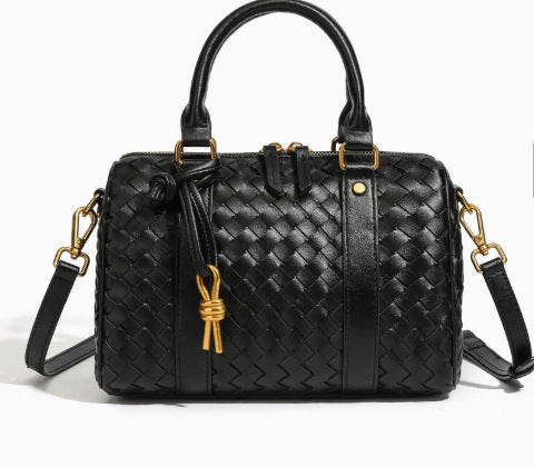 Gewebte Leder-Handtasche Karnz