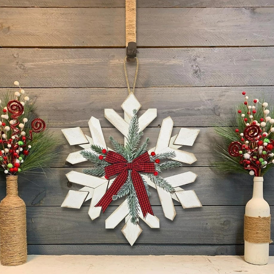 Winter-Themen Schneeflocken Wanddekoration