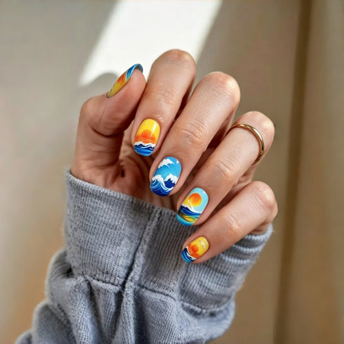 Kunstnägel mit Traumhaftem Sommerdesign Karnz