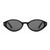 Damen Sonnenbrille im ovalen Retro-Design mit höchstem UV-Schutz Karnz