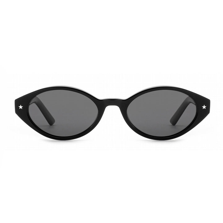 Damen Sonnenbrille im ovalen Retro-Design mit höchstem UV-Schutz Karnz